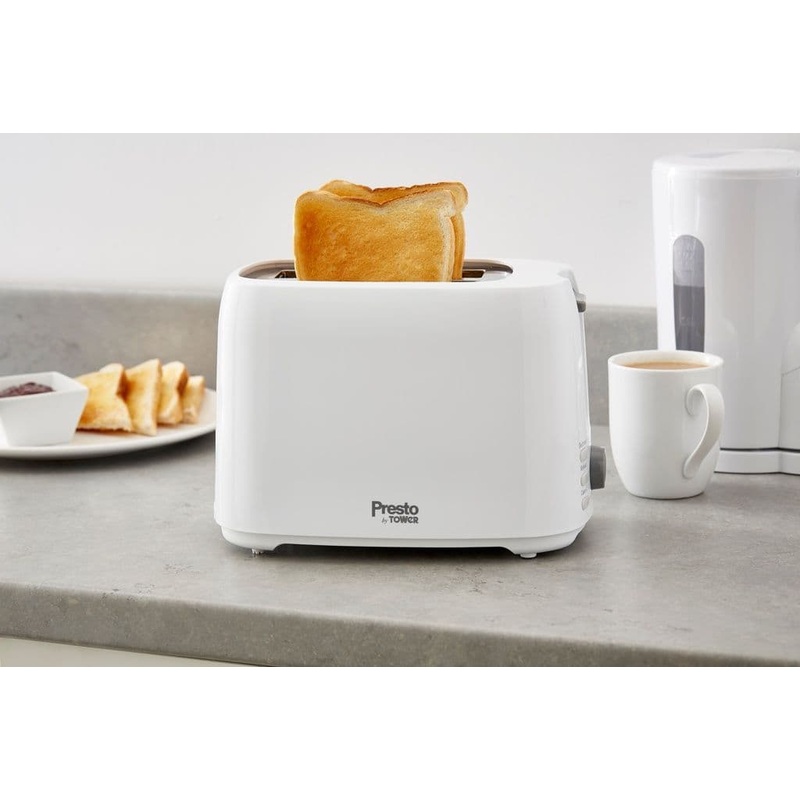 Tower Presto 2 Slice Toaster – White