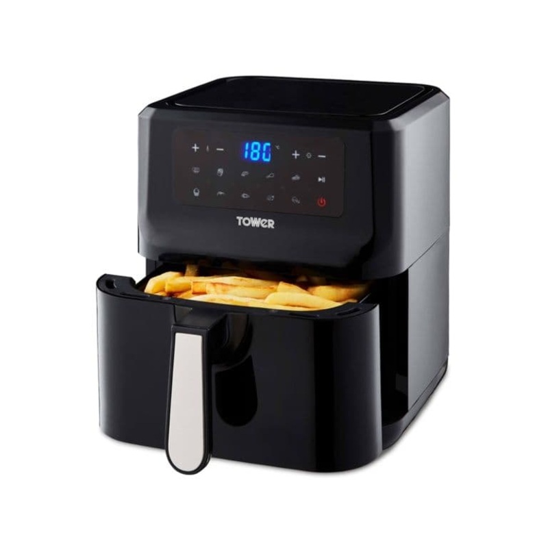 Tower Vortx Black Digital Air Fryer – 5L
