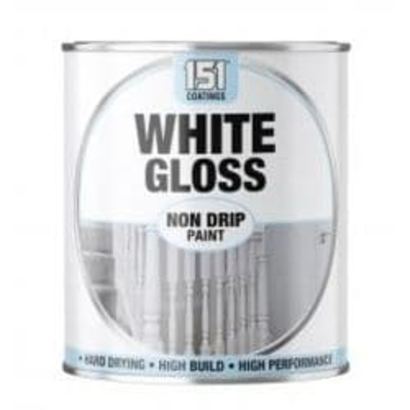 151 Coatings Non Drip Gloss Paint 300ml – White