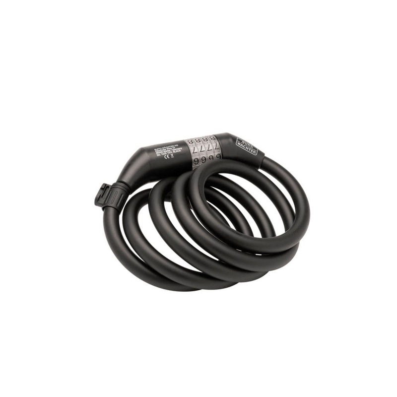 Burg-Wchter Bike Combination Locking Cable With LED 15 x 180 – Black