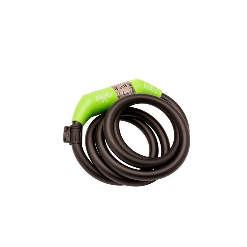 Burg-Wchter Bike Combination Locking Cable With LED 15 x 180 – Green
