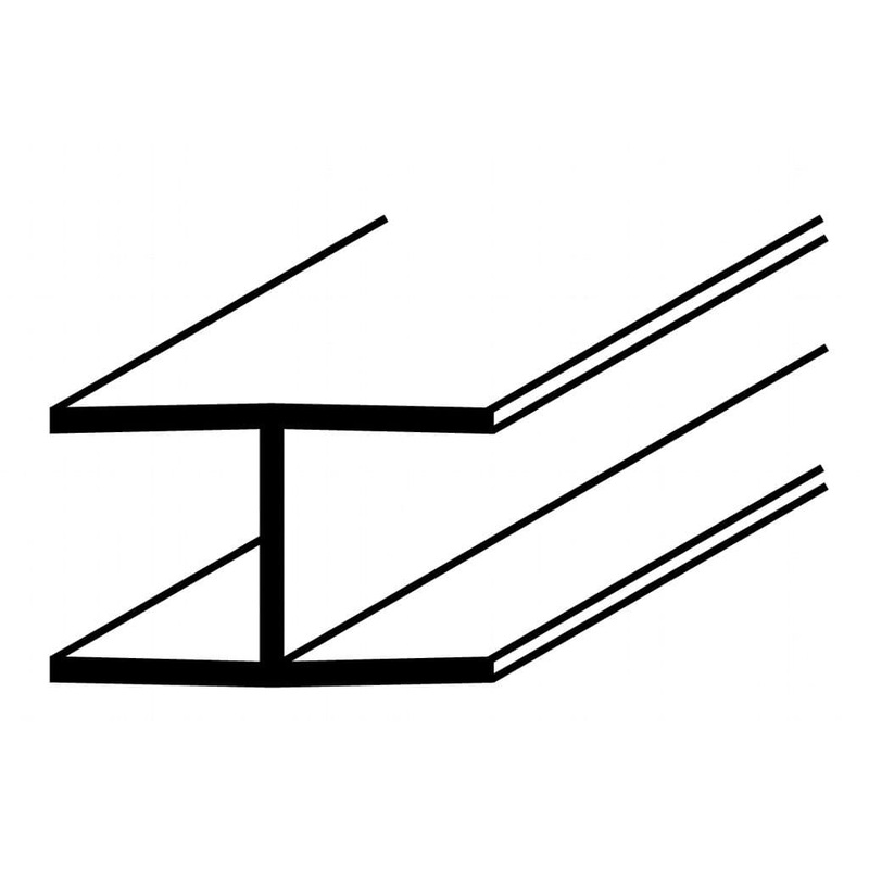 Easyfix H Section White S – 12mm x 8ft