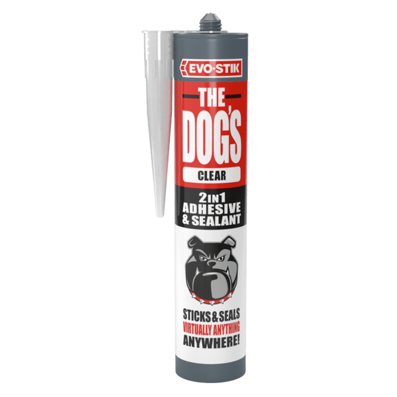 Evo-Stik The Dog’s 2 In 1 Adhesive & Sealant – 290ml Clear