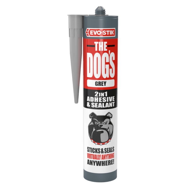 Evo-Stik The Dog’s 2 In 1 Adhesive & Sealant – 290ml Grey