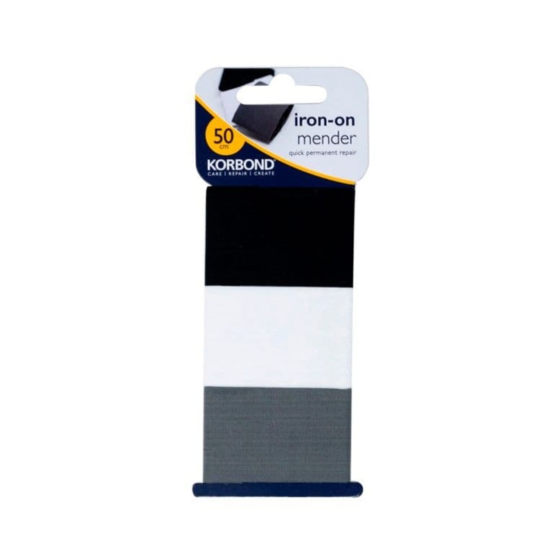 Korbond Iron On Mender 3.8cm x 50cm – 3 Pack