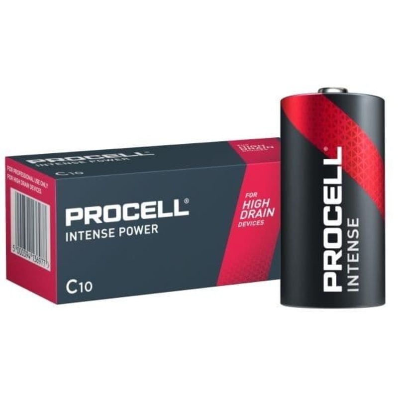 Procell Intense Alkaline Battery LR14 C – Pack 10