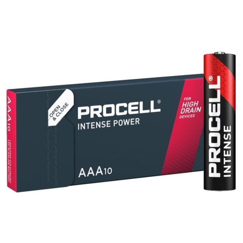 Procell Intense Alkaline Battery LR3 AAA – 10 Pack