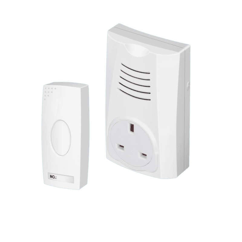 Securlec Plug Through Wireless Doorbell & Chime – 100m
