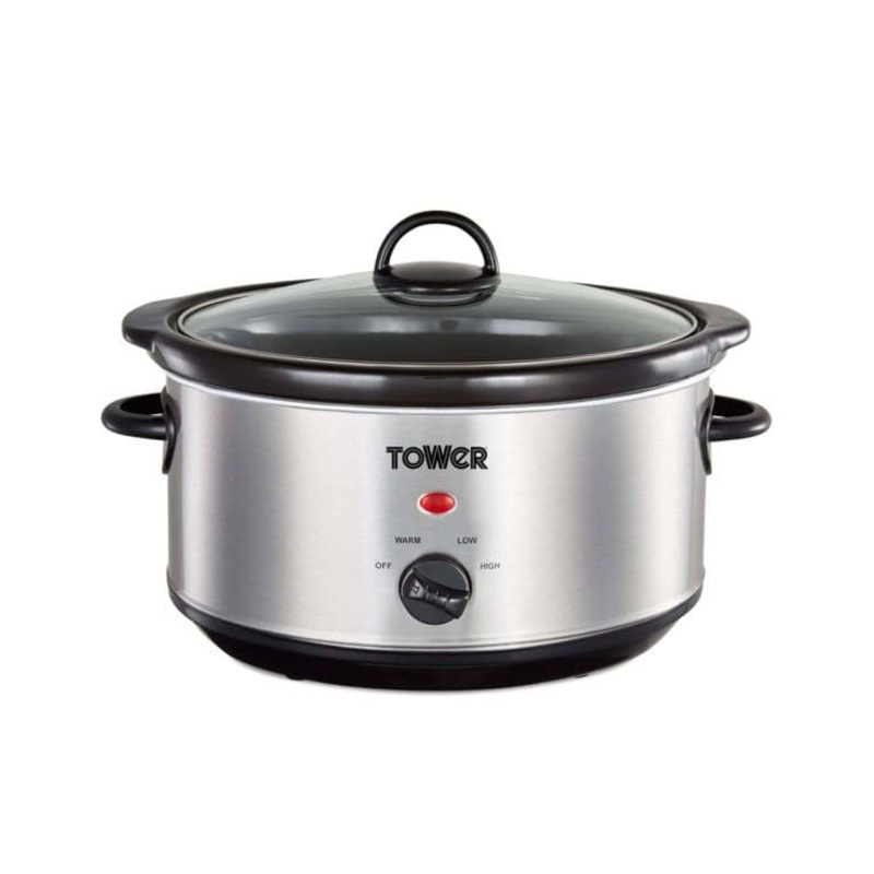 Tower Stainless Steel Slow Cooker – 3.5L