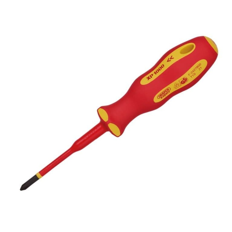 Draper VDE Cross Slot Screwdriver No.1 – 80mm