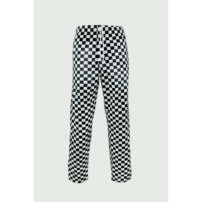 Orbit Fusion Unisex Chefs Trousers Black Check – Large