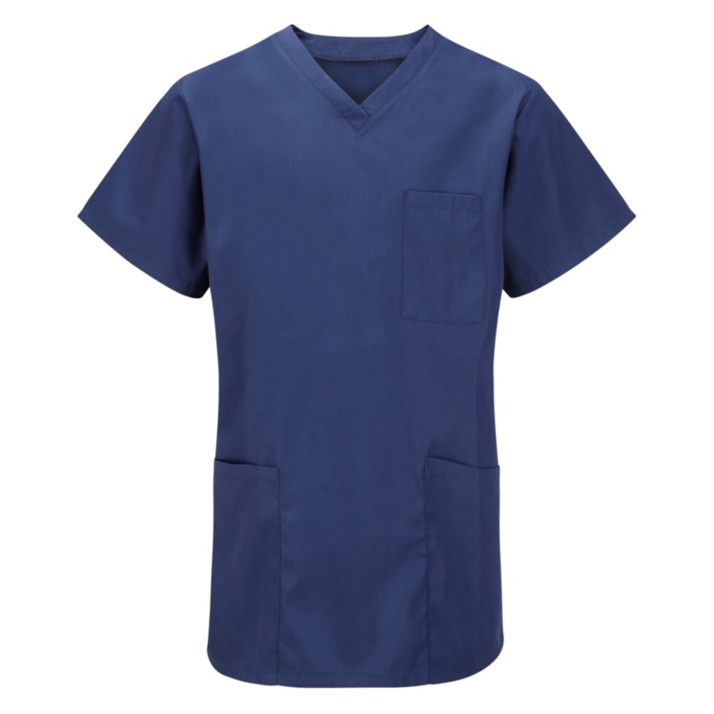 Orbit Unisex Navy Scrub Top – XS