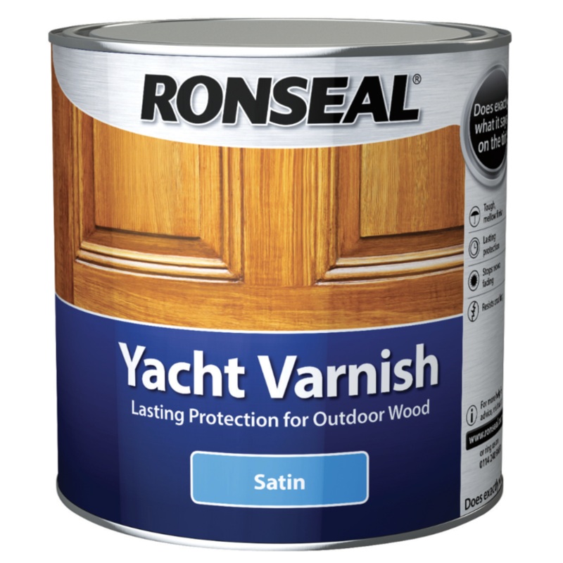 Ronseal Yacht Varnish Satin – 2.5L