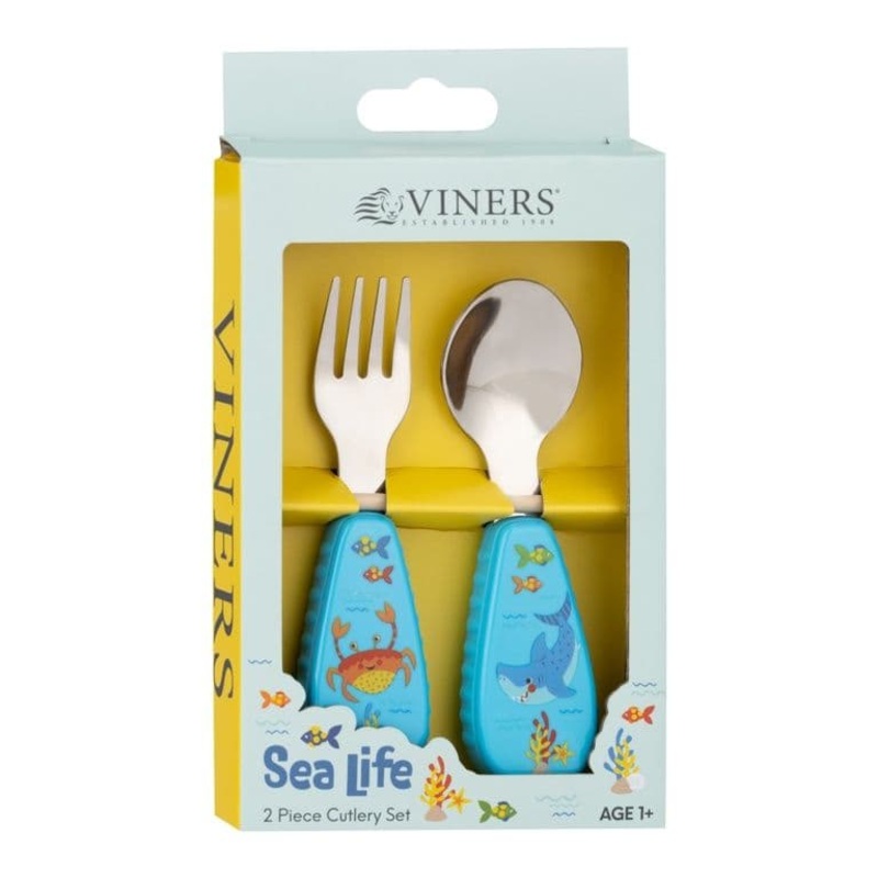 Viners Sea Life Kids Cutlery Set Gift Box – 2 Piece