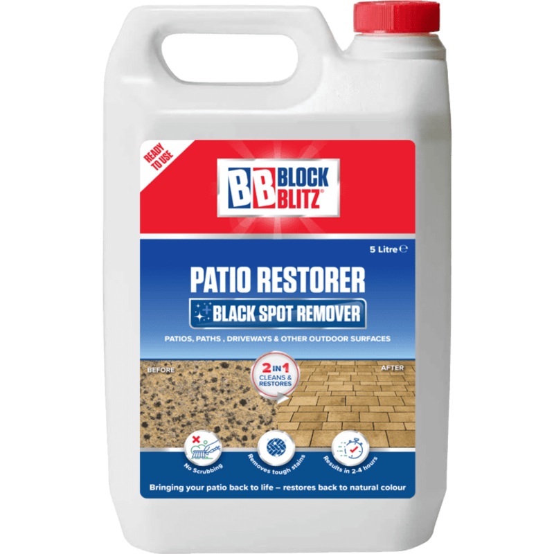 Block Blitz Patio Restorer & Black Spot Remover – 5L