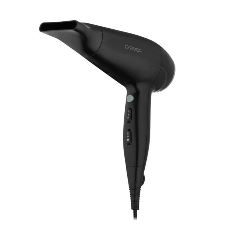 Carmen Black & Grey Hair Dryer – 2200w
