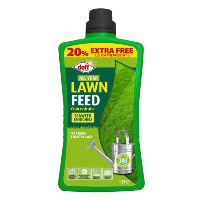 Doff All Year Lawn Feed Concentrate – 1.2L Extra Fill