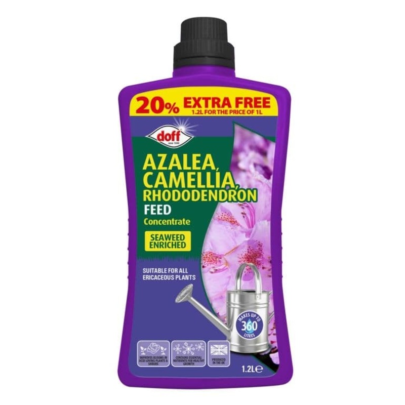 Doff Azalea Camillia & Rhodedendron Feed Concentrate – 1.2L Extra Fill
