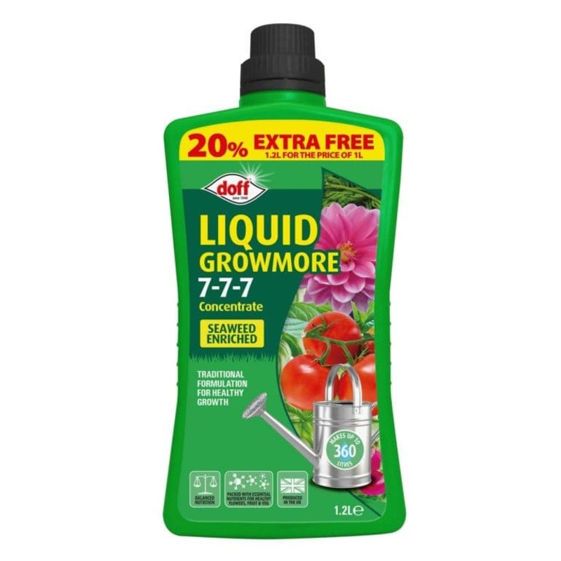Doff Liquid Growmore Concentrate – 1.2L Extra Fill