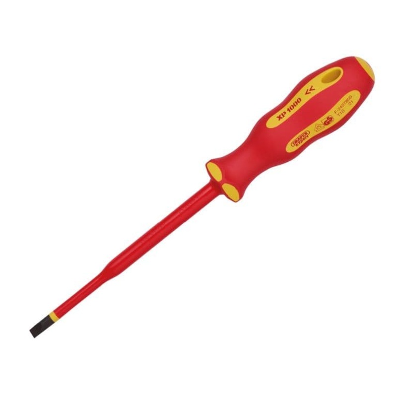 Draper VDE Plain Slot Screwdriver – 5.5x125mm