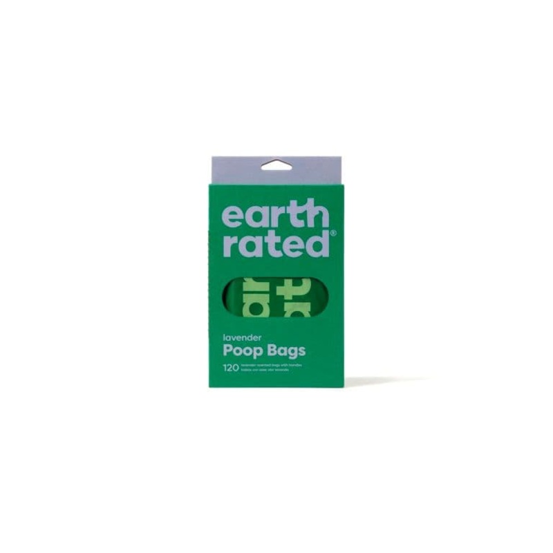 Earth Rated 120 Easy Tie Handle Poop Bags – Lavender