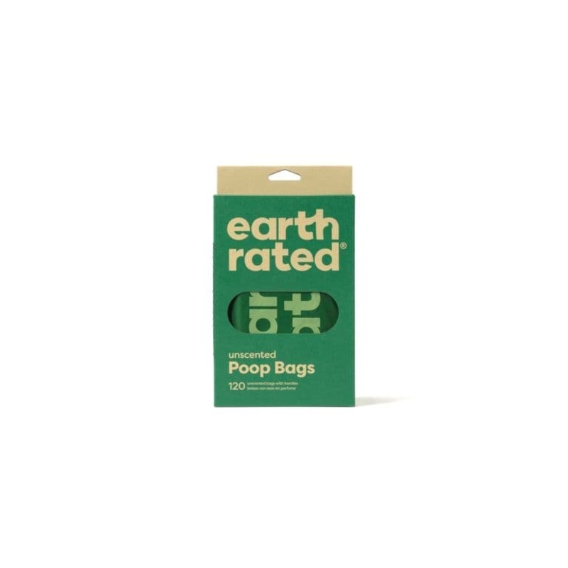 Earth Rated 120 Easy Tie Handle Poop Bags – Unscented