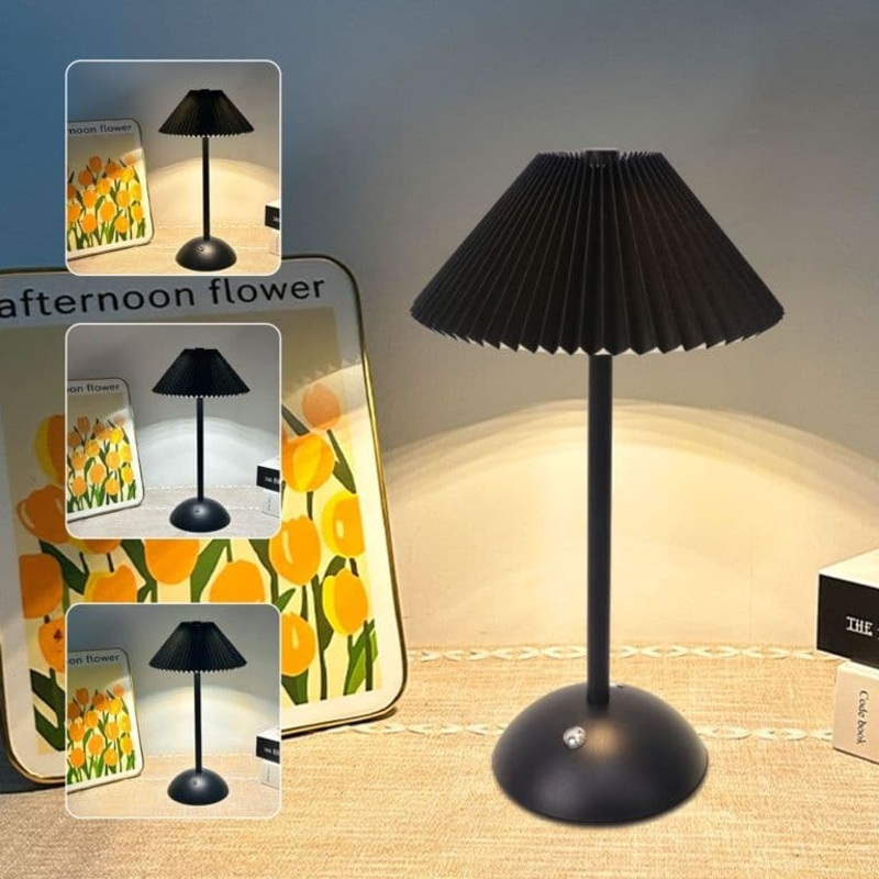 Extrastar Rechargeable LED Desk Lamp – Black