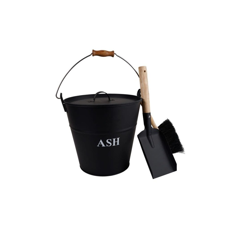 Hearth & Home Deluxe Ash Bucket & Tidy Set – 30cm