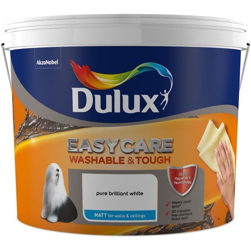 Dulux Easycare Matt 10L – Pure Brilliant White