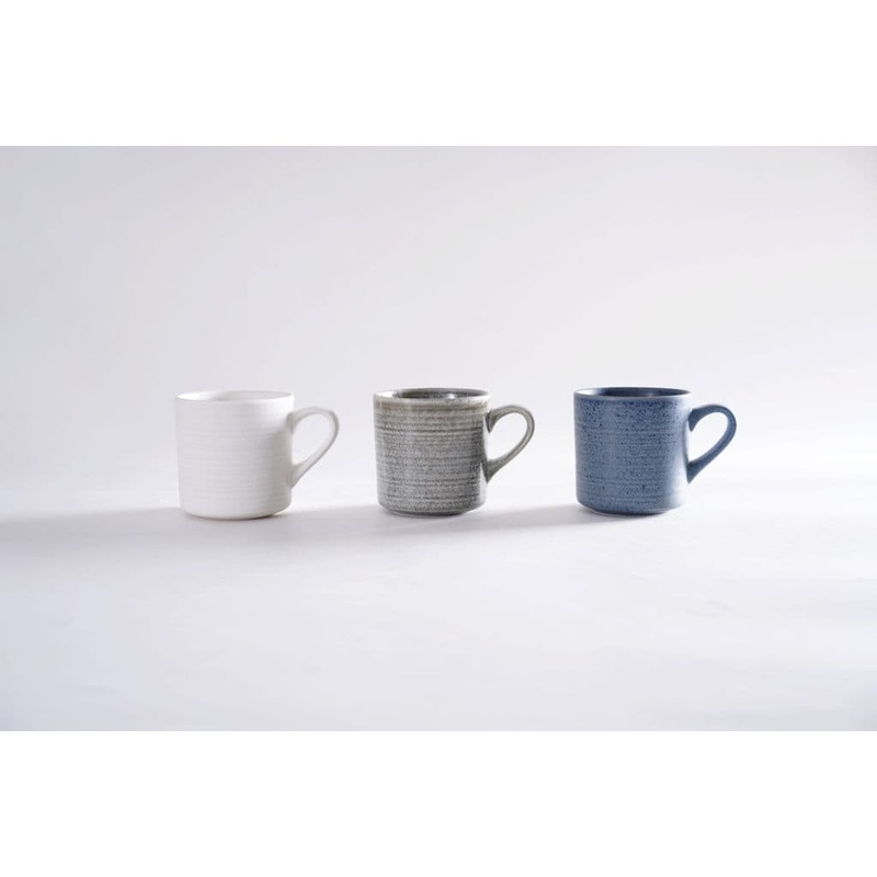 Eurosonic Bloomsbury Stoneware Mug – Grey 14oz