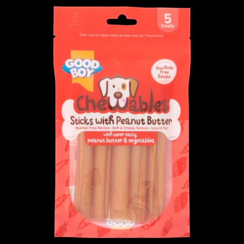 Good Boy Chewables Peanut Butter Sticks – 100g
