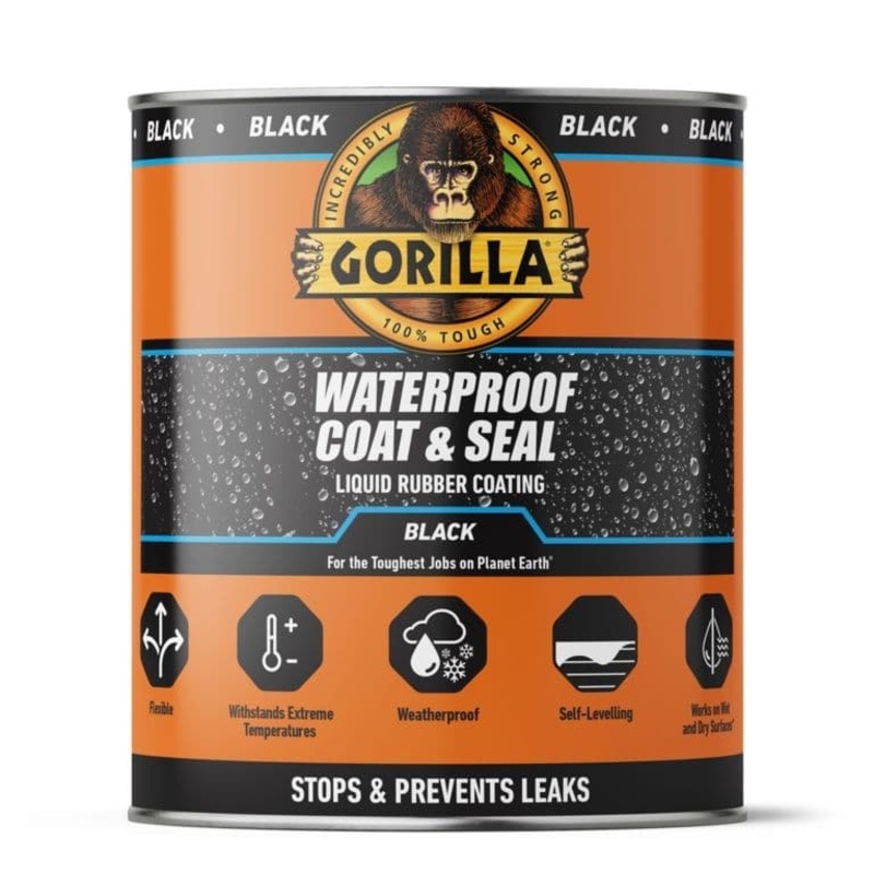 Gorilla Waterproof Coat & Seal Black – 946ml
