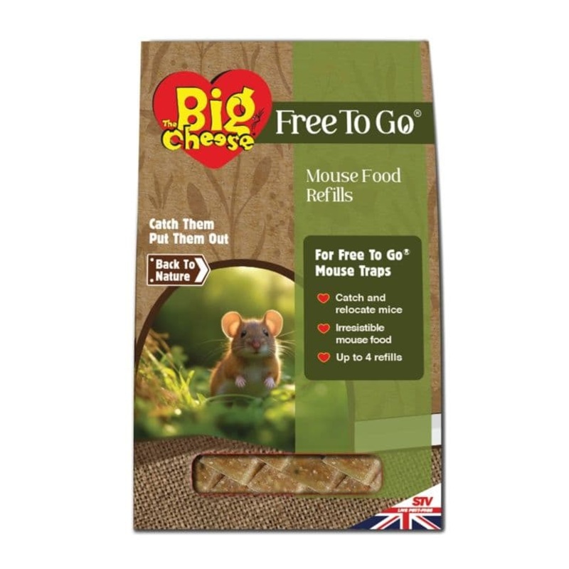 The Big Cheese Free To Go Mouse Food Refill – 10g x 15