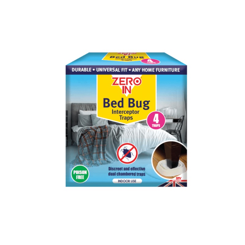 Zero In Bed Bug Interceptor Traps – Pack 4