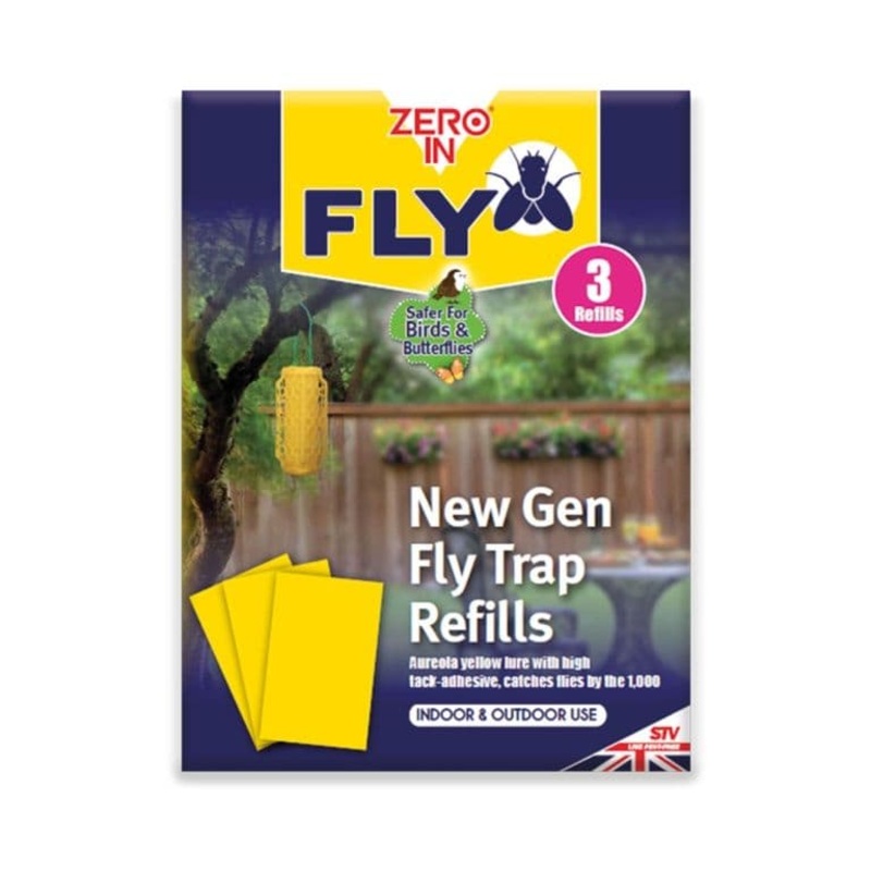 Zero In New Gen Fly Trap Refills – Pack 3