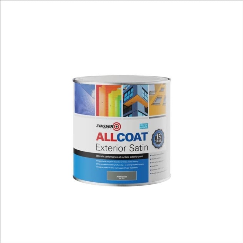 Zinsser Allcoat Exterior Water Based Satin Ral 7016 – 1L