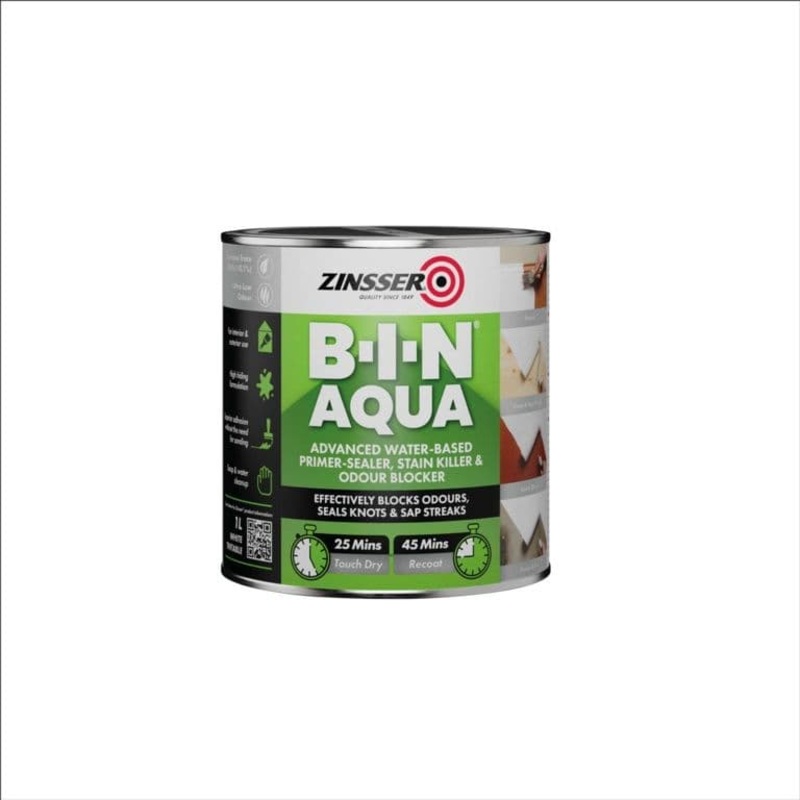 Zinsser B-I-N Aqua Primer Sealer Stain Killer – 1L