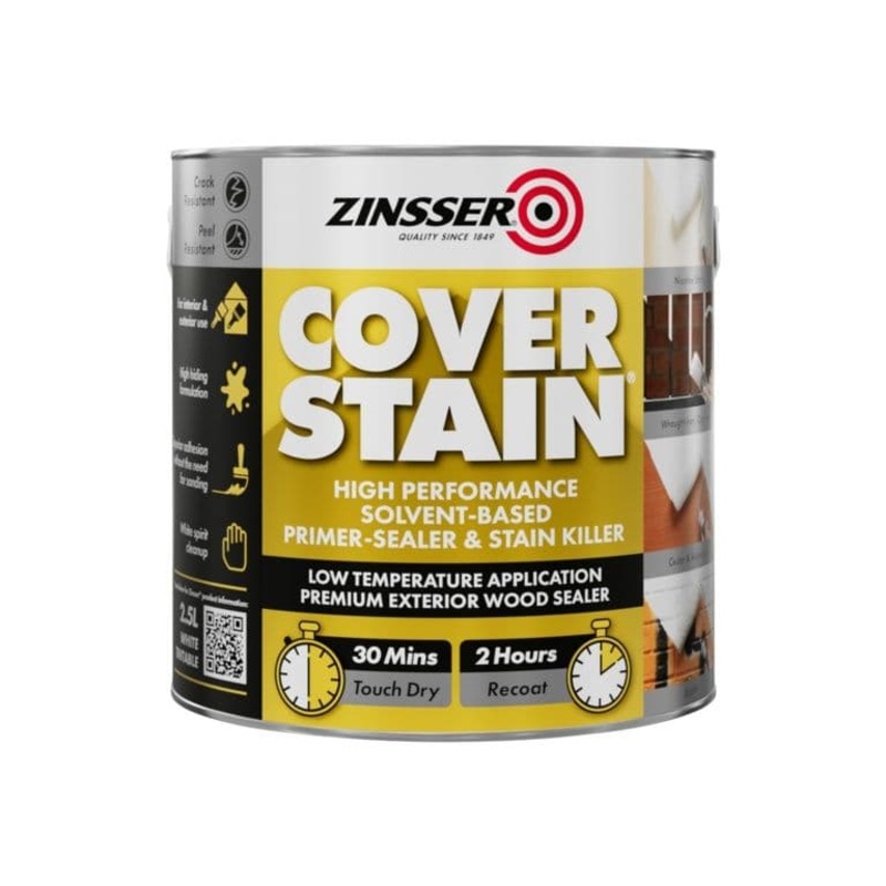 Zinsser Cover Stain Oil Based Sealer Stain Killer – 2.5L