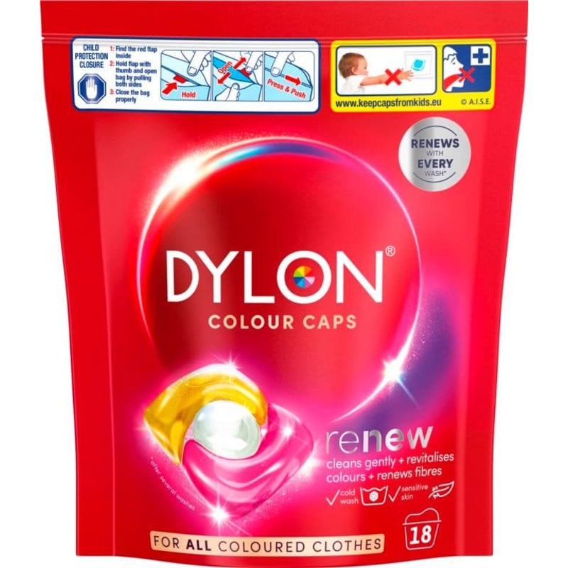 Dylon Colour Caps 18 Wash – COL18W