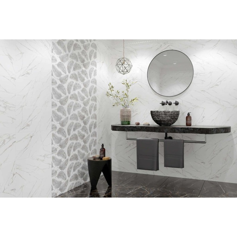 Golden Tile Nero E Bianco Gloss Wall Tile 30 x 60cm – 1.44m2