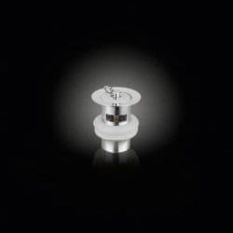 SupaPlumb Plug and Chain Basin Waste – With chrome plug