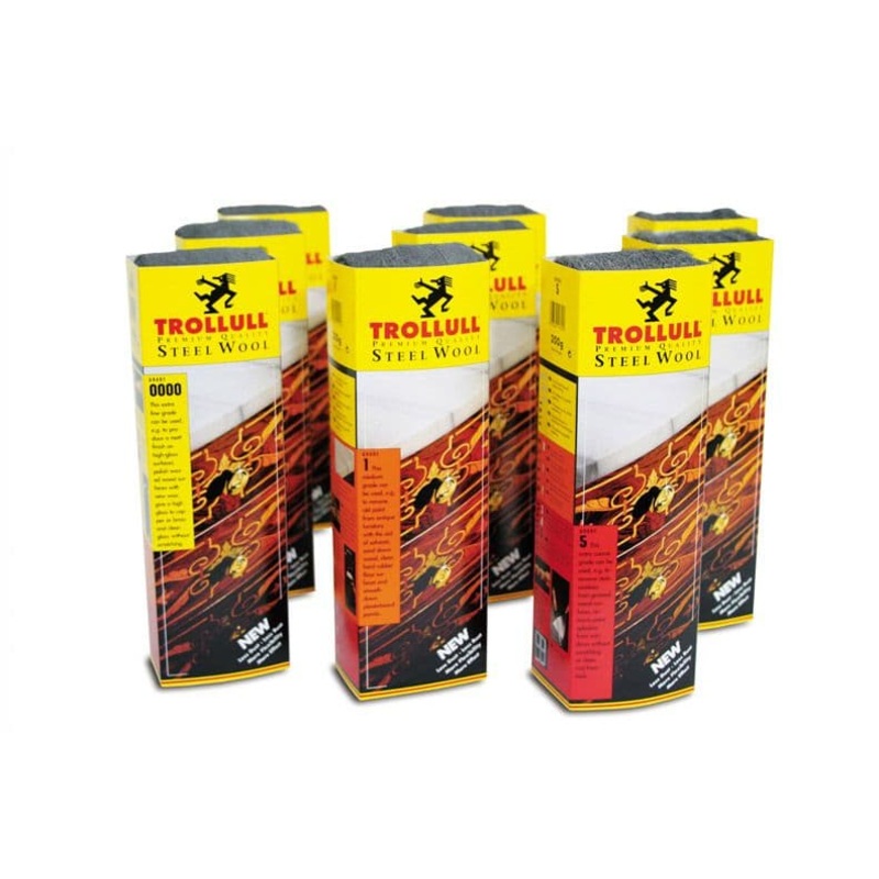 Trollull Steel Wool Grade 4 – 200g Sleeves