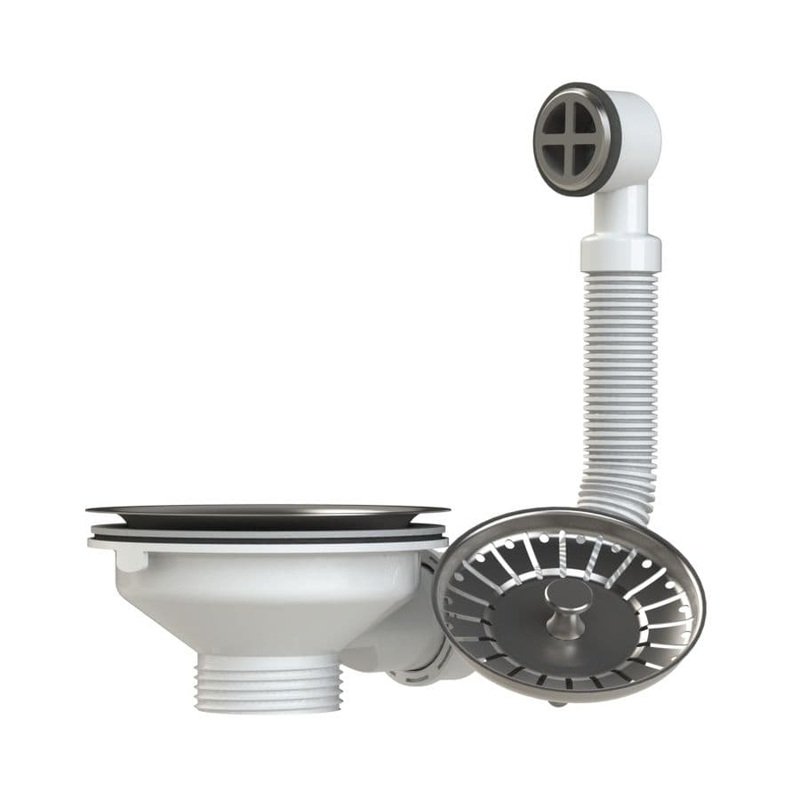 Viva Basket Strainer Waste With Overflow – 40mm