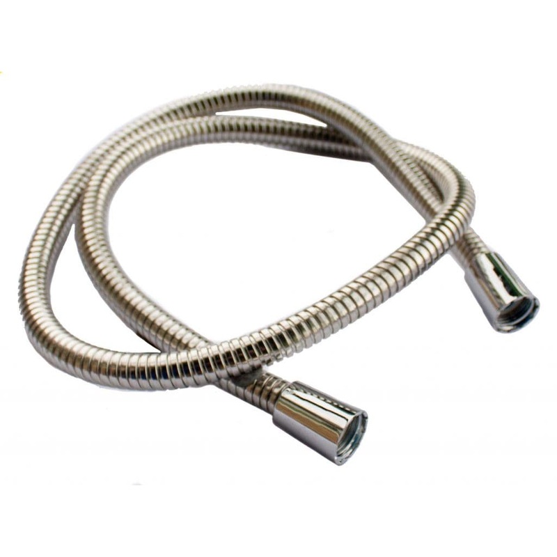 Oracstar Shower Hose Large Bore – Stainless Steel – 1.25m x 1/2 x 1/2 11mm I.D.