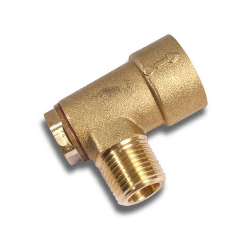Securplumb Brass Angle Bayonet Socket – 1/2