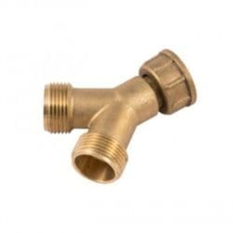 Securplumb Brass Y-Piece Connector – 3/4