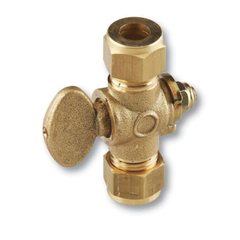 Securplumb Compression Rigid Fan Gas Cock – 15mm