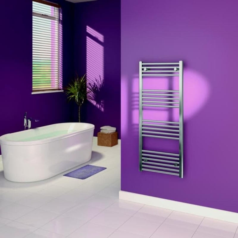 SupaPlumb Chrome Straight Towel Rail – 500 x 1200mm