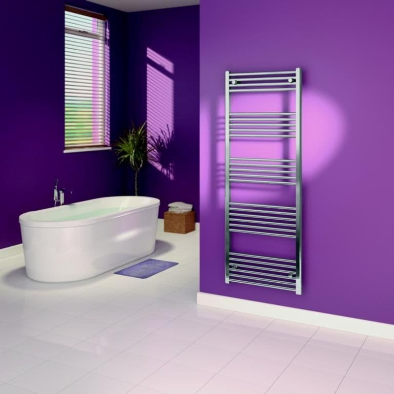 SupaPlumb Chrome Straight Towel Rail – 600 x 1500mm