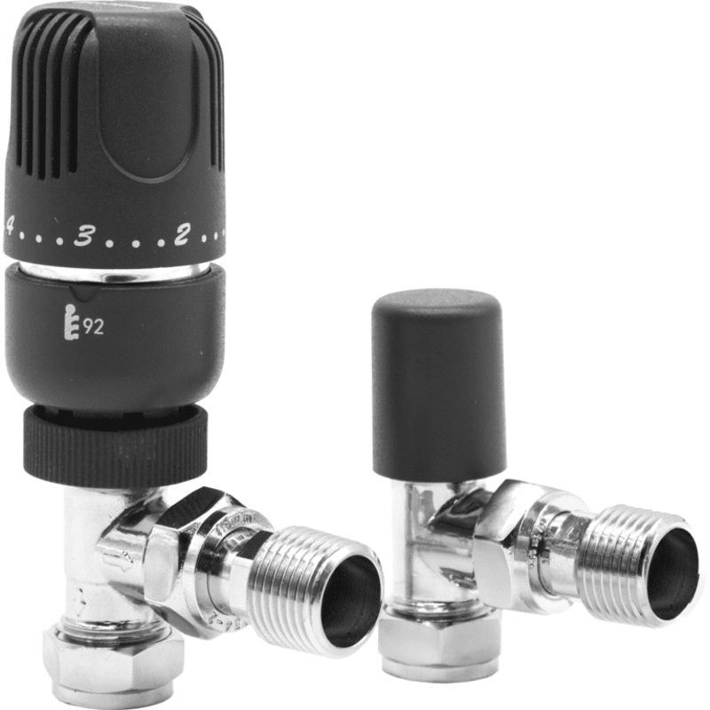 Westherm Classic Angle Twin Pack Anthracite – 15mm